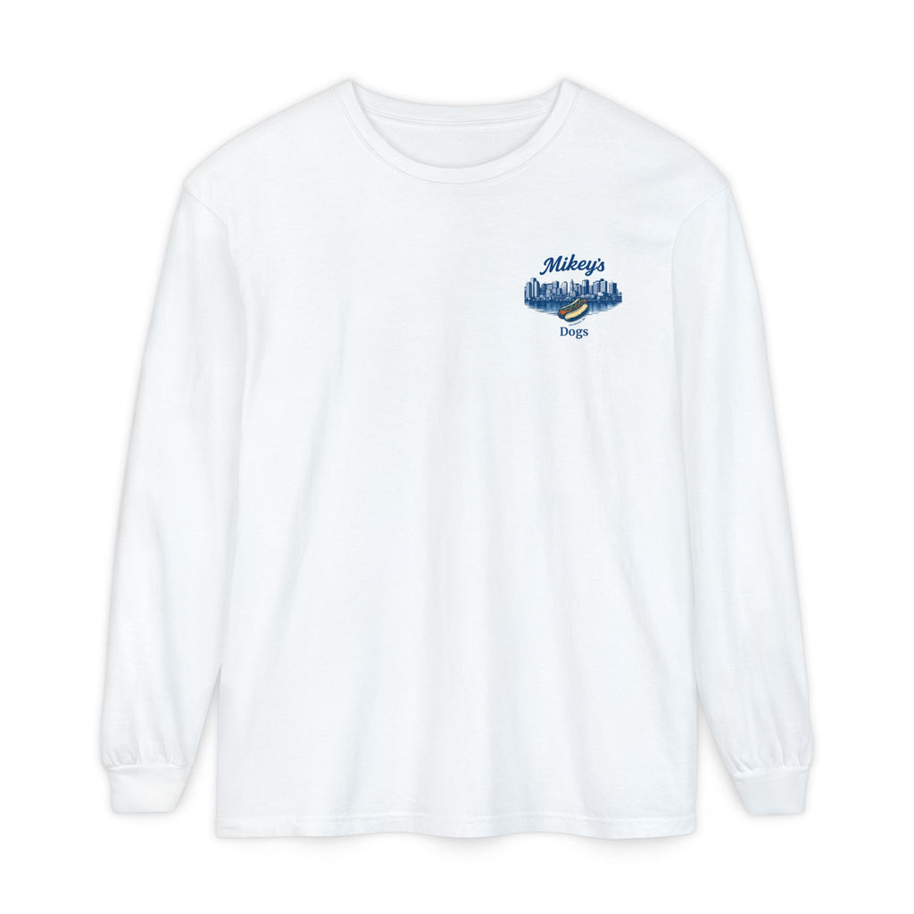 Mikey's Dogs Cityscape Long Sleeve Tee
