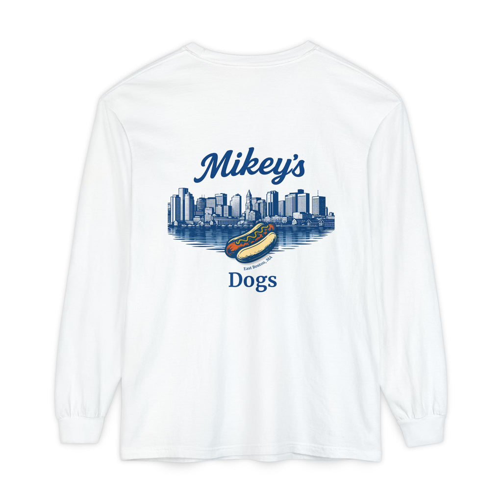 Mikey's Dogs Cityscape Long Sleeve Tee