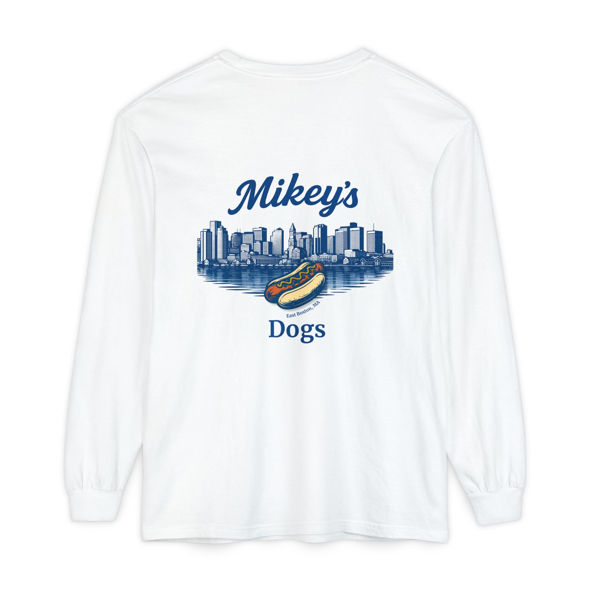 Mikey's Dogs Cityscape Long Sleeve Tee