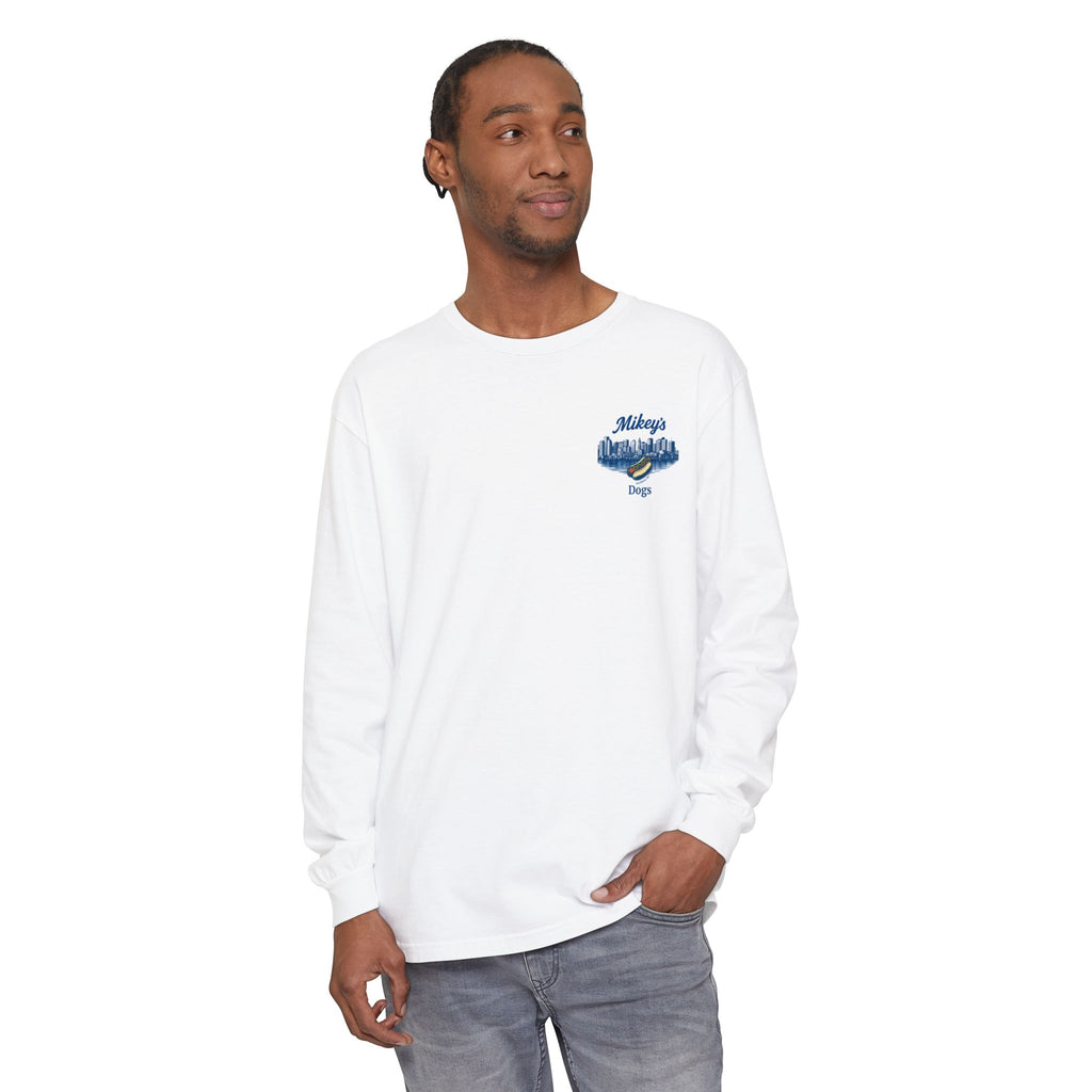 Mikey's Dogs Cityscape Long Sleeve Tee