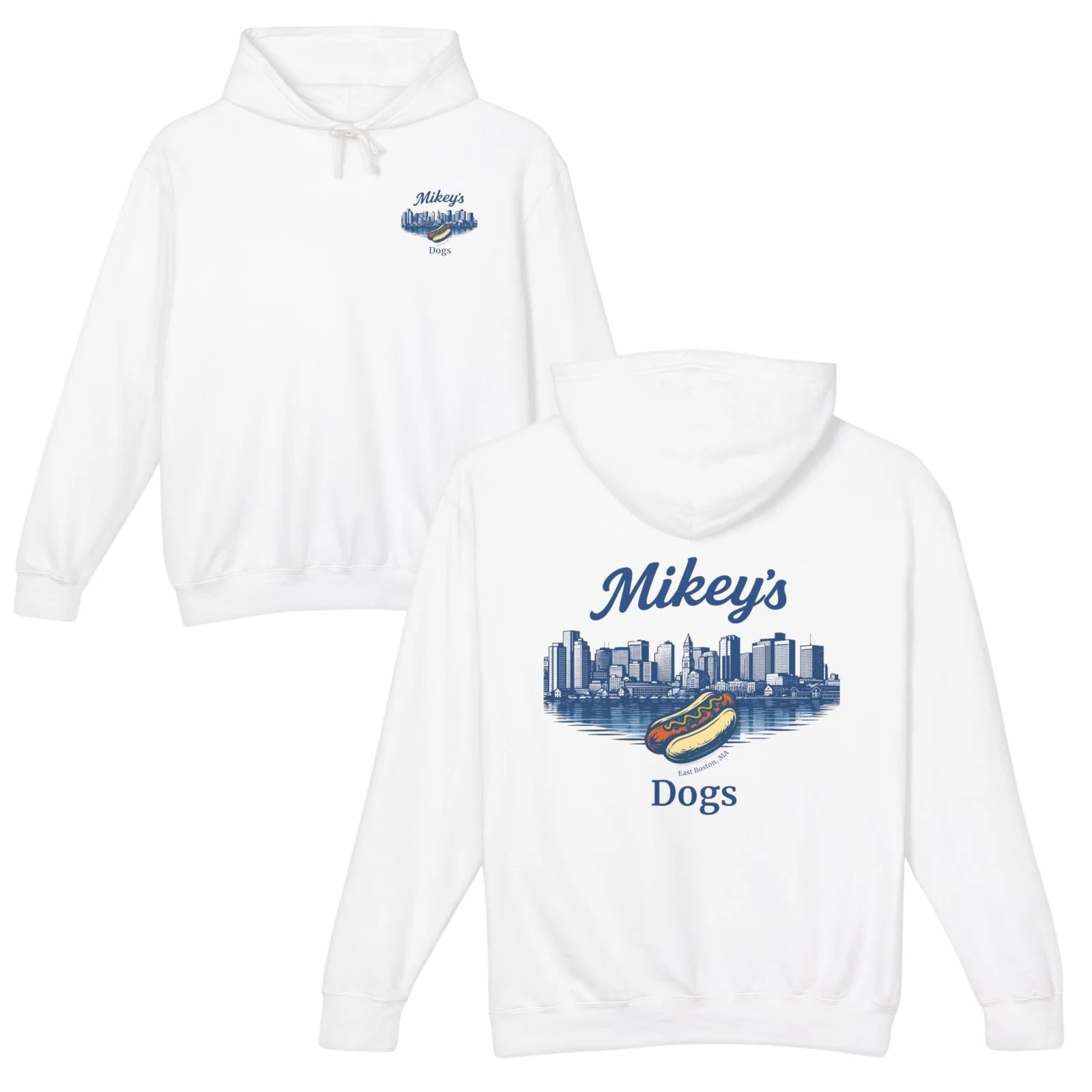 Mikey's Dogs Cityscape Hoodie